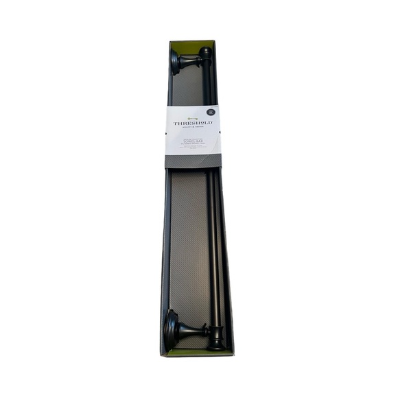 Threshold JOCELIN Collection Towel Bar Oil-Rubbed Bronze Finish New - Picture 1 of 5
